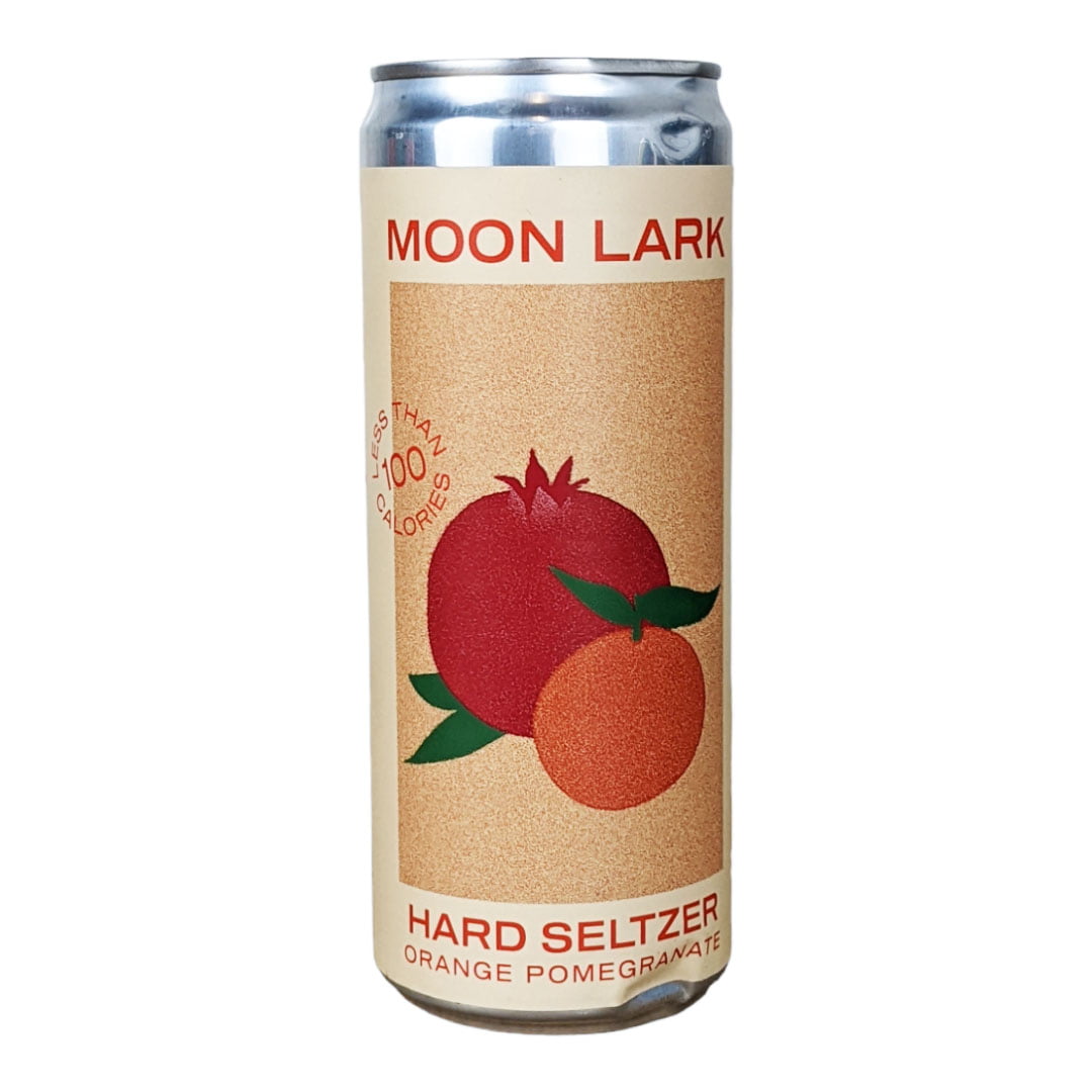 Moon Lark hard seltzer orange pomegranate
