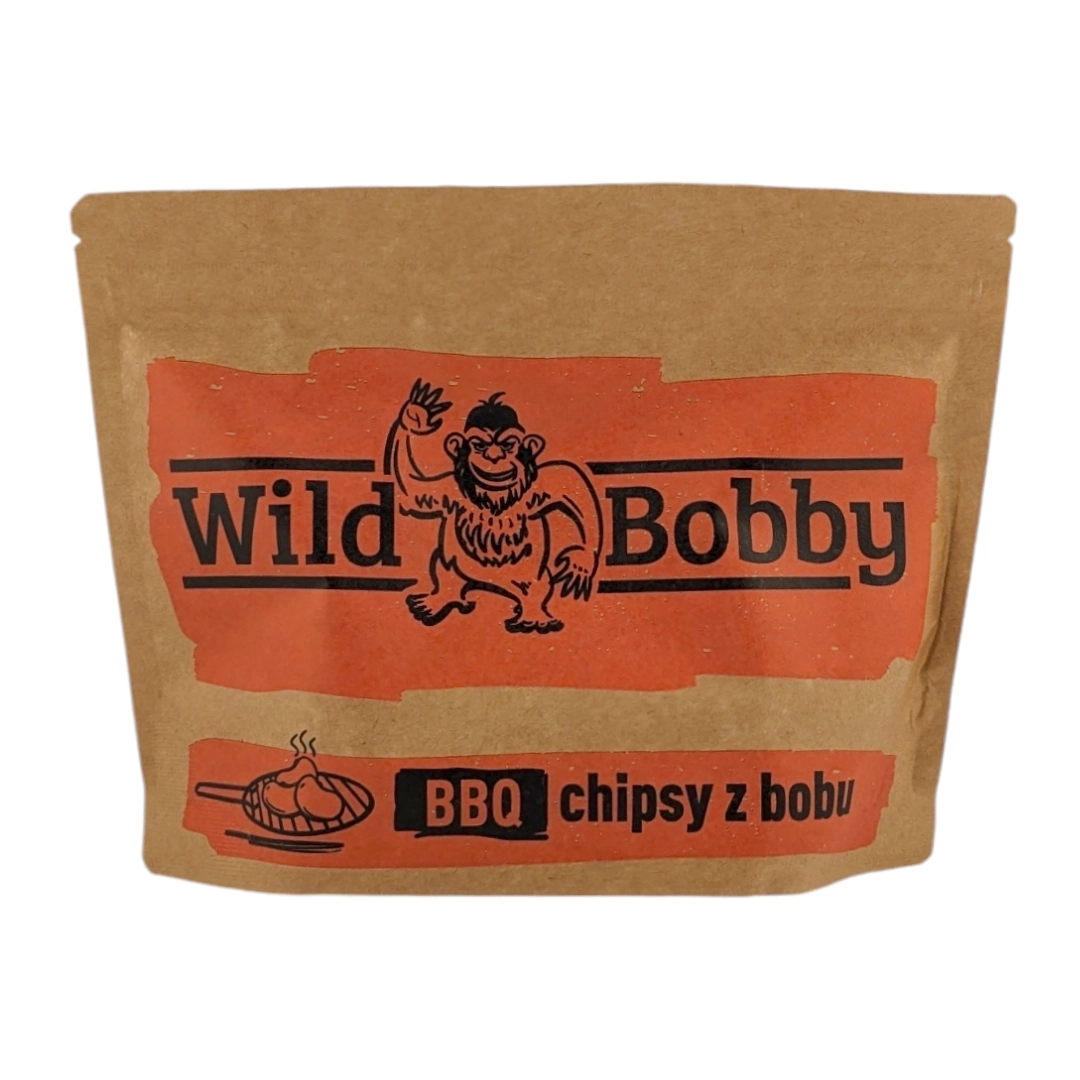 Wild Bobby - Chipsy z bobu BBQ 100g