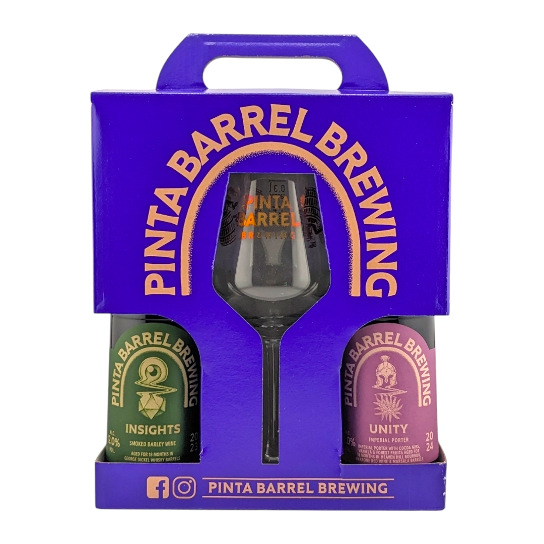 Zestaw Pinta Barrel Brewing 2 Piwa+ Pokal Teku