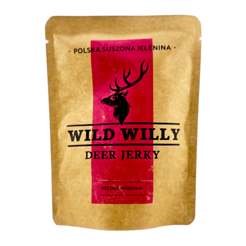 Polska suszona jelenina Wild Willy Deer Jerky 30 g