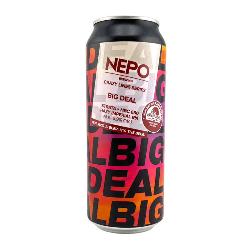 Nepomucen - Crazy Line Big Deal Imperial Hazy IPA 500ml