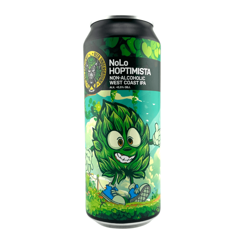Piwne Podziemie - NoLo Hoptimista - Non-Alcoholic West Coast IPA 500ml