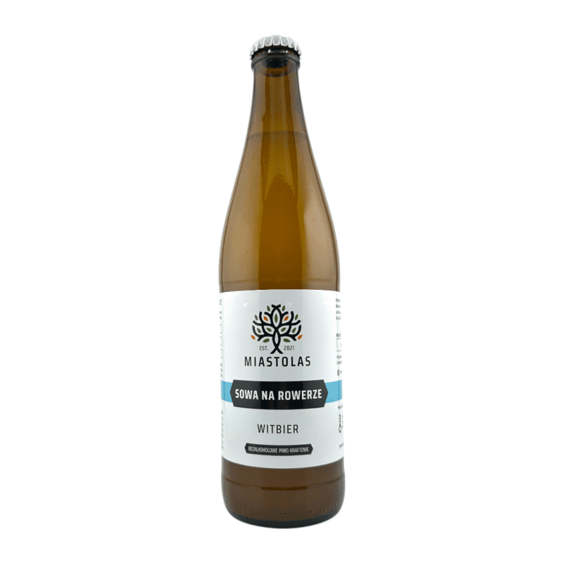MiastoLas - Sowa na Rowerze Bezalkoholowe Witbier 500 ml