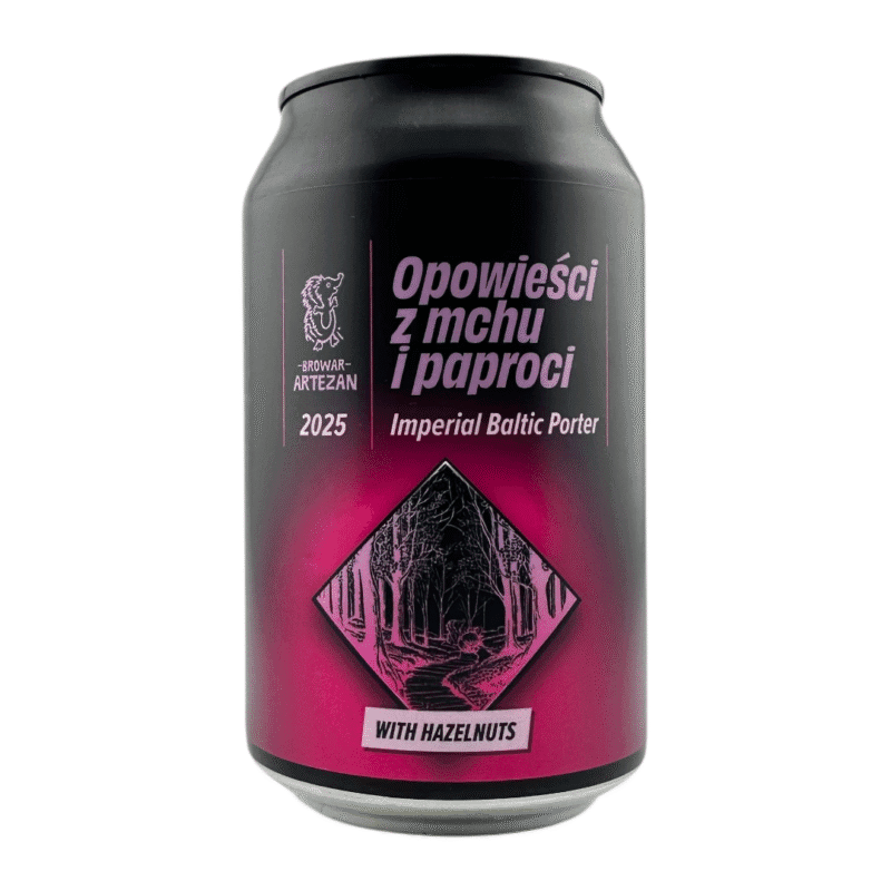 Artezan - Opowieści z Mchu i Paproci 2025 Hazelnuts Imperial Baltic Porter 330 ml