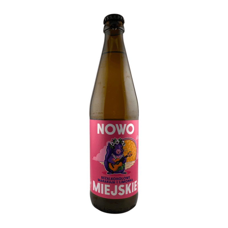 Nowomiejskie - Bezalkoholowe Marakuja i Limonka 500ml