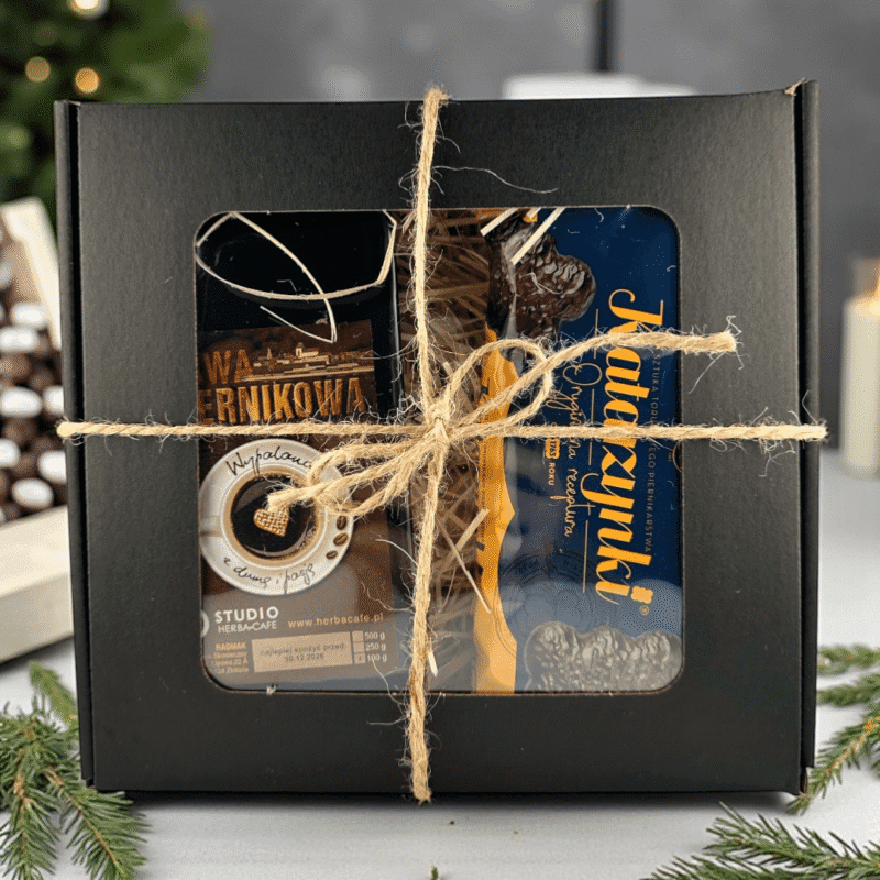Zestaw Upominkowy z Torunia: Kawa Piernikowa i Pierniczki