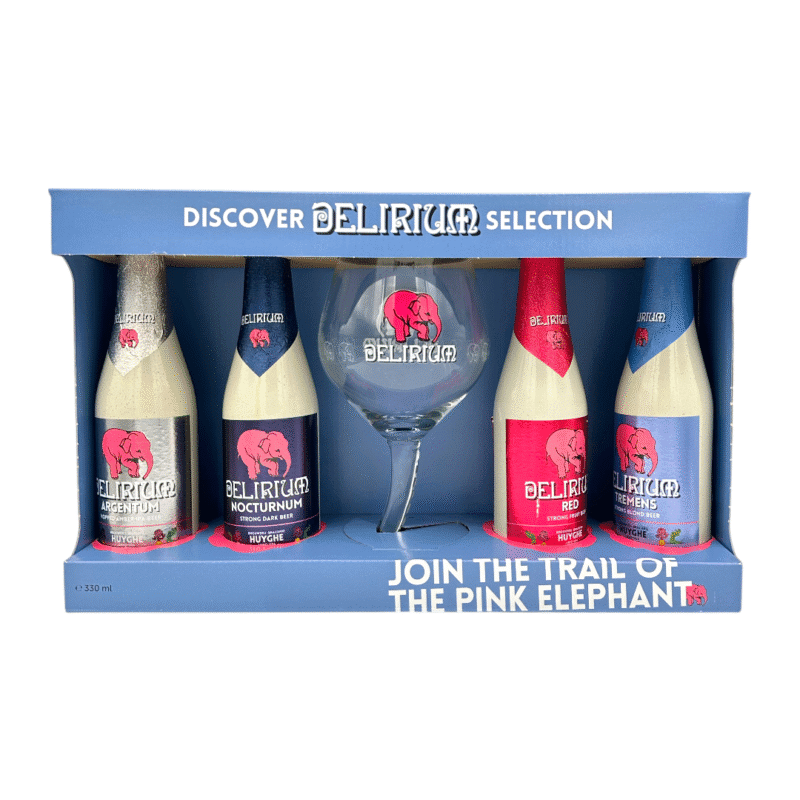 Elegancki Zestaw Delirium Discovery 4x 330 ml + Szkło