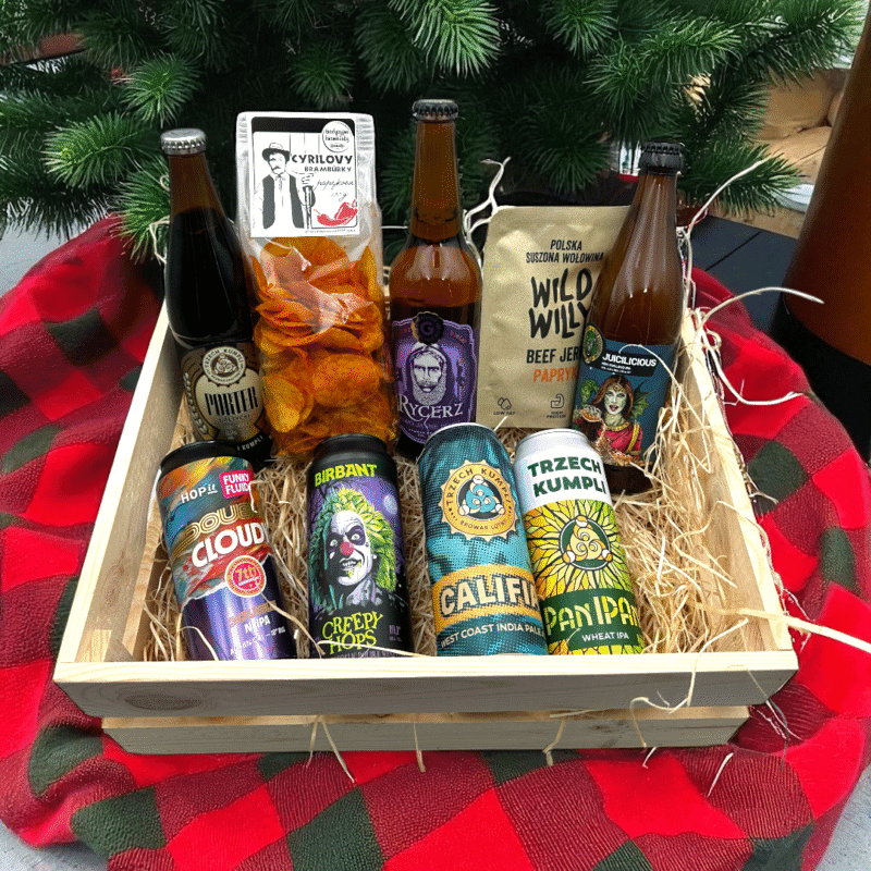 Piwny kosz prezentowy: Degustacyjna Podróż po Stylach Piwnych