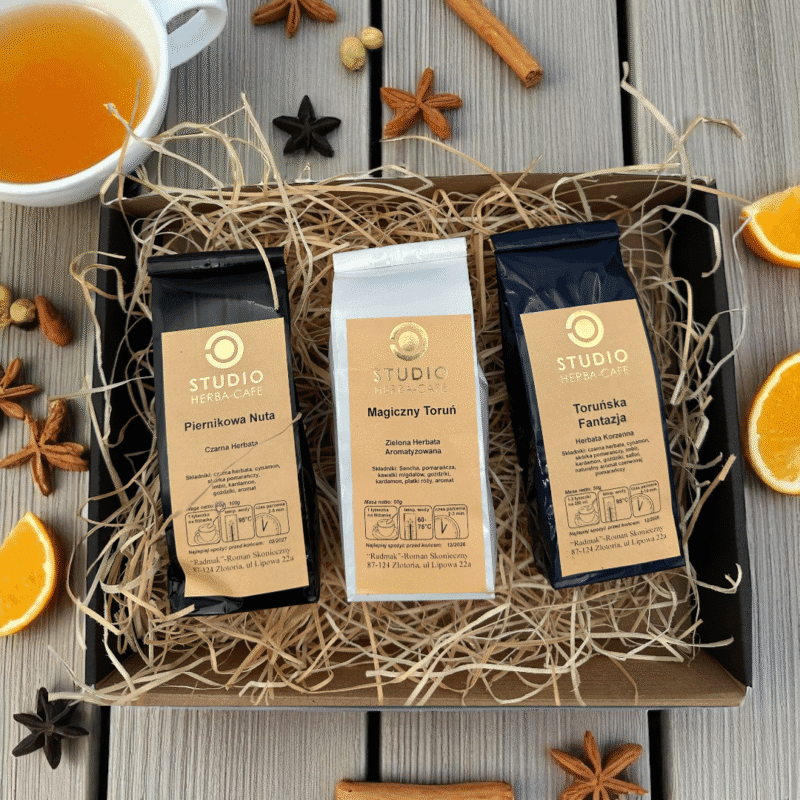 Toruńska Trylogia Smaku: Zestaw Herbat na Prezent