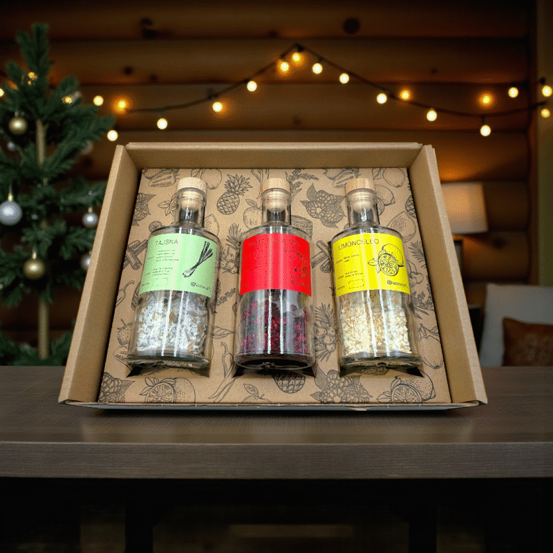 Zestaw do Robienia Domowych Nalewek – 3 Smaki (Tajska, Namiętna Wiśnia, Limoncello)