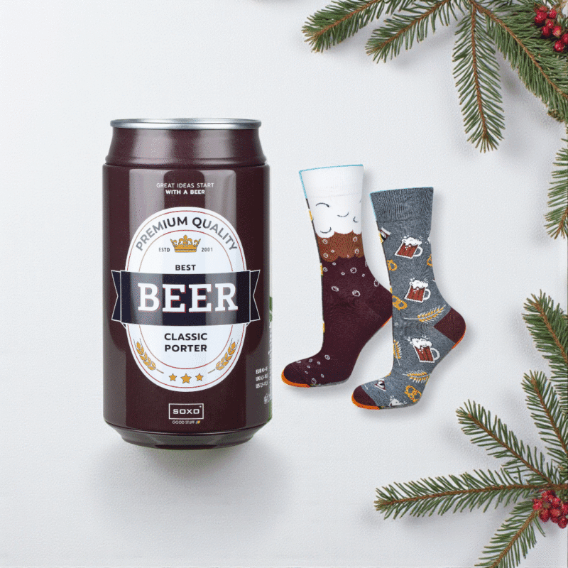 Piwne skarpetki Classic Porter