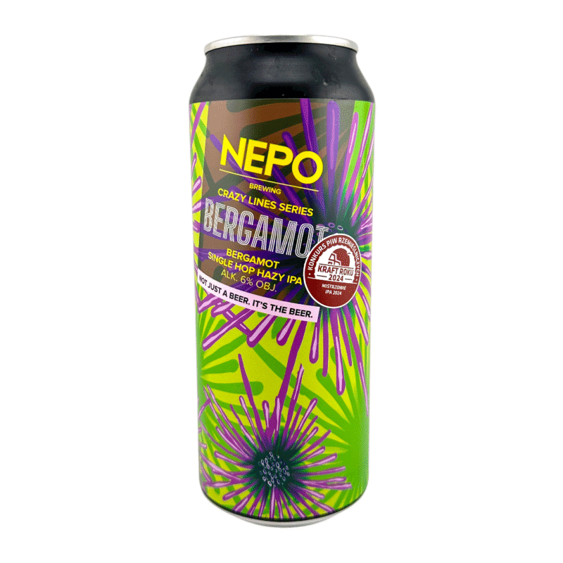 Nepomucen - Crazy Lines Series Bergamot Single Hop Hazy IPA 500 ml