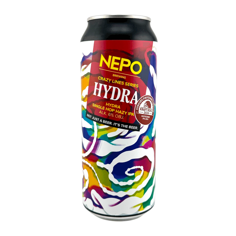 Nepomucen - Crazy Lines Series Hydra Single Hop Hazy IPA 500 ml