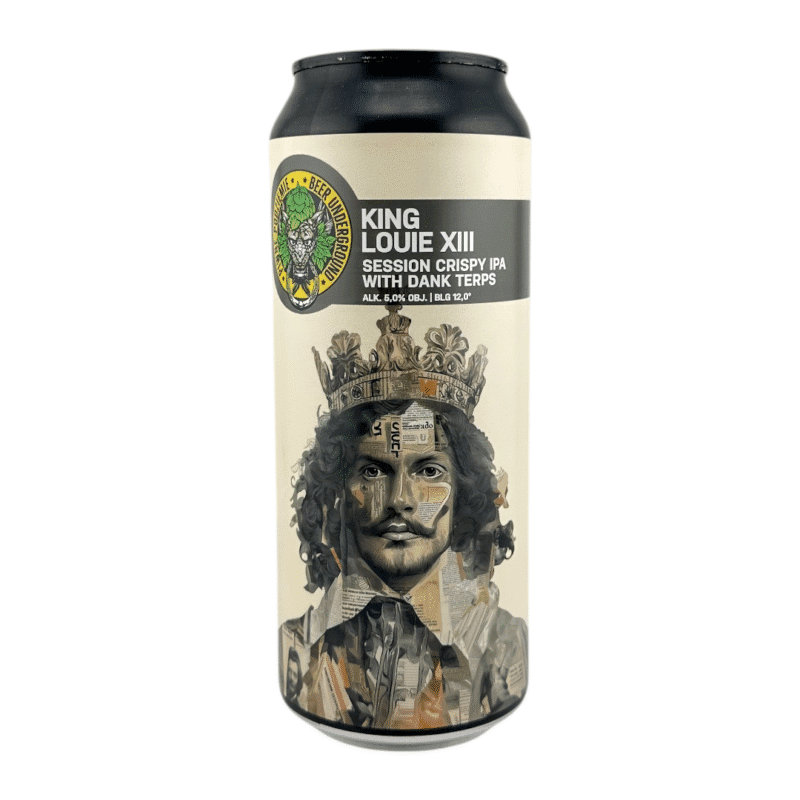 Piwne Podziemie - King Louie XIII Dank Terps Session Crispy IPA 500 ml