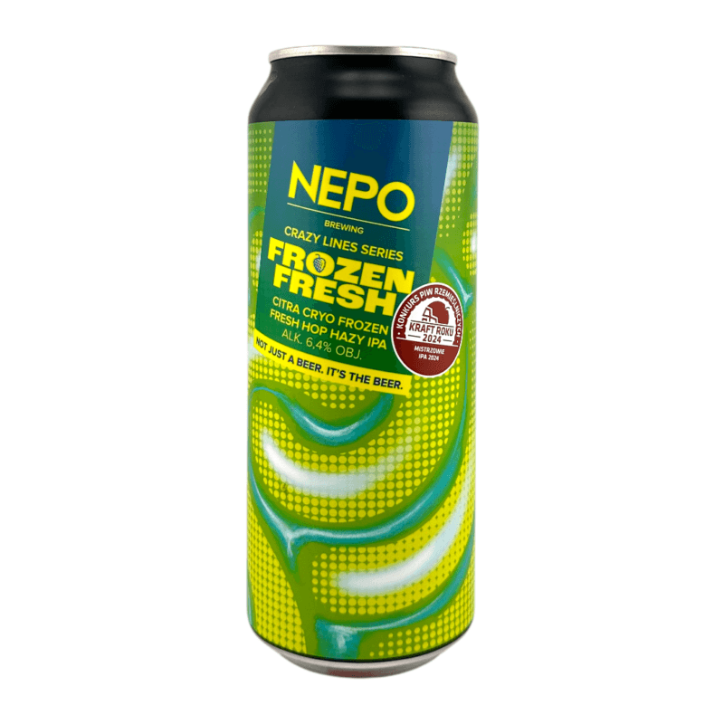 Nepomucen - Crazy Lines Series Frozen Fresh Hop Hazy IPA 500ml