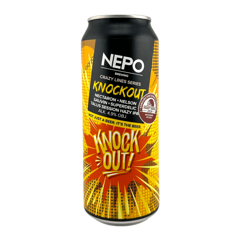 Nepomucen - Crazy Lines Series Knockout Hazy IPA 500ml