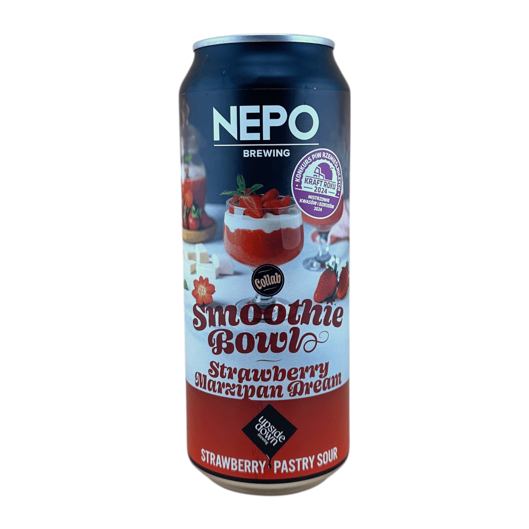 Nepomucen - Smoothie Bowl Strawberry Marzipan Dream Pastry Sour 500ml Puszka z Kaucją