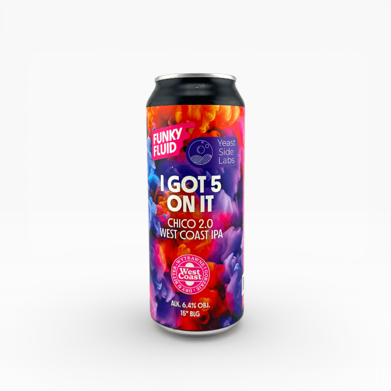Funky Fluid - I Got 5 On It Chico 2.0 West Coast IPA 500ml Puszka z Kaucją