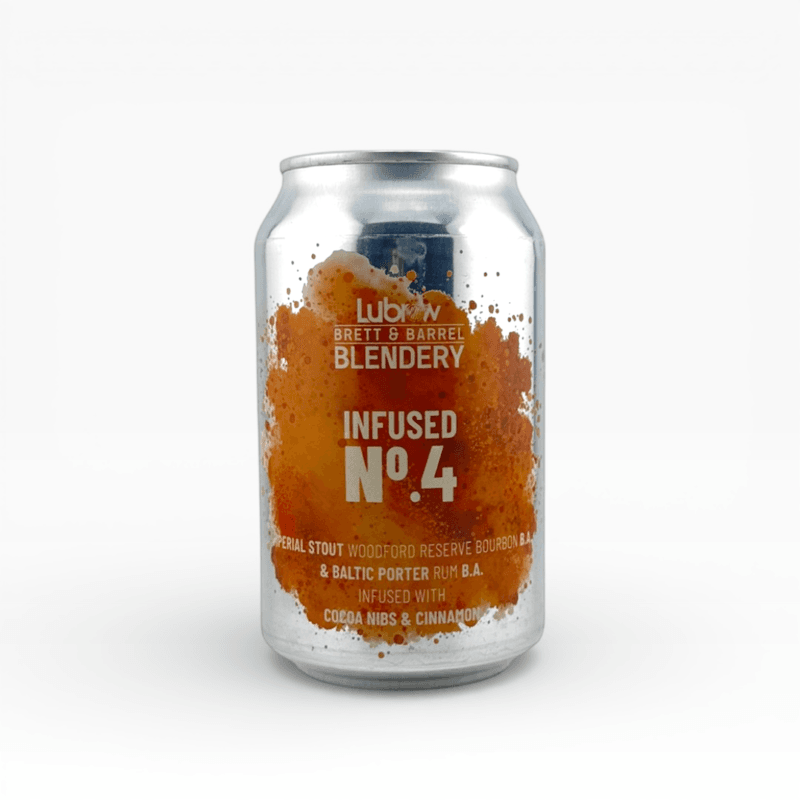 Lubrow - Blend & Barrel Blendery Infused No. 4 Blended Imperial Stout Woodfoord Reserve Double Oak B.A. & Baltic Porter Rum B.A. Infused with Cinnamon & Cocoa Nibs 330ml
