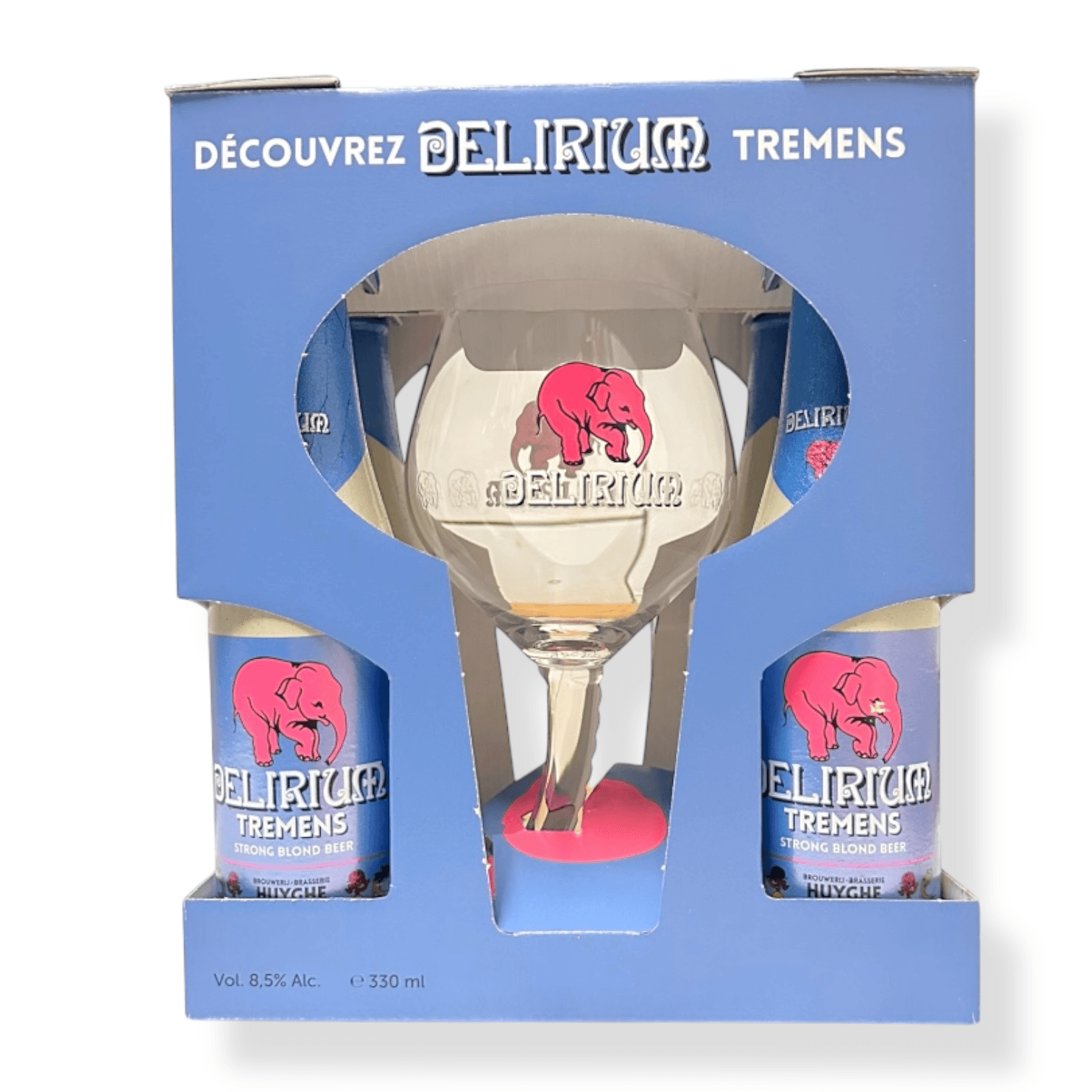 Delirium Tremens Zestaw Piw Belgijskich (4 x 0,33l + pokal)