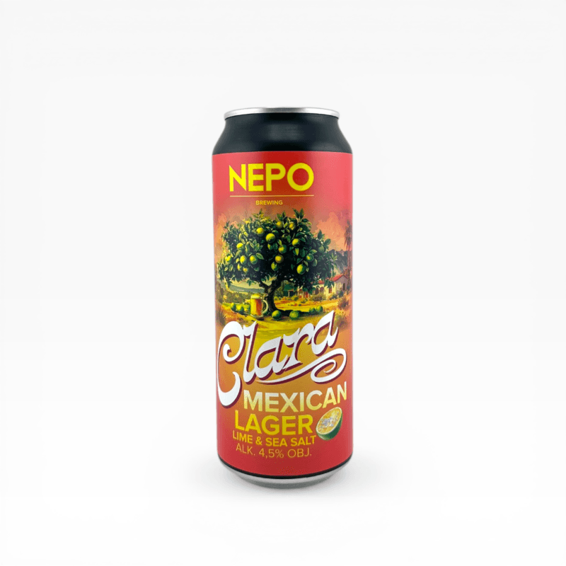 Nepomucen - Clara Mexican Lager Lime and Sea Salt 500ml Puszka z Kaucją