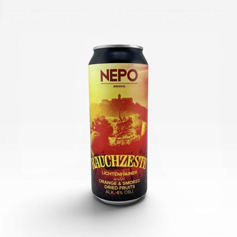 Nepomucen - Rauchzeste Lichtenhainer With Orange and Smoke Dried Fruits 500ml Puszka z Kaucją