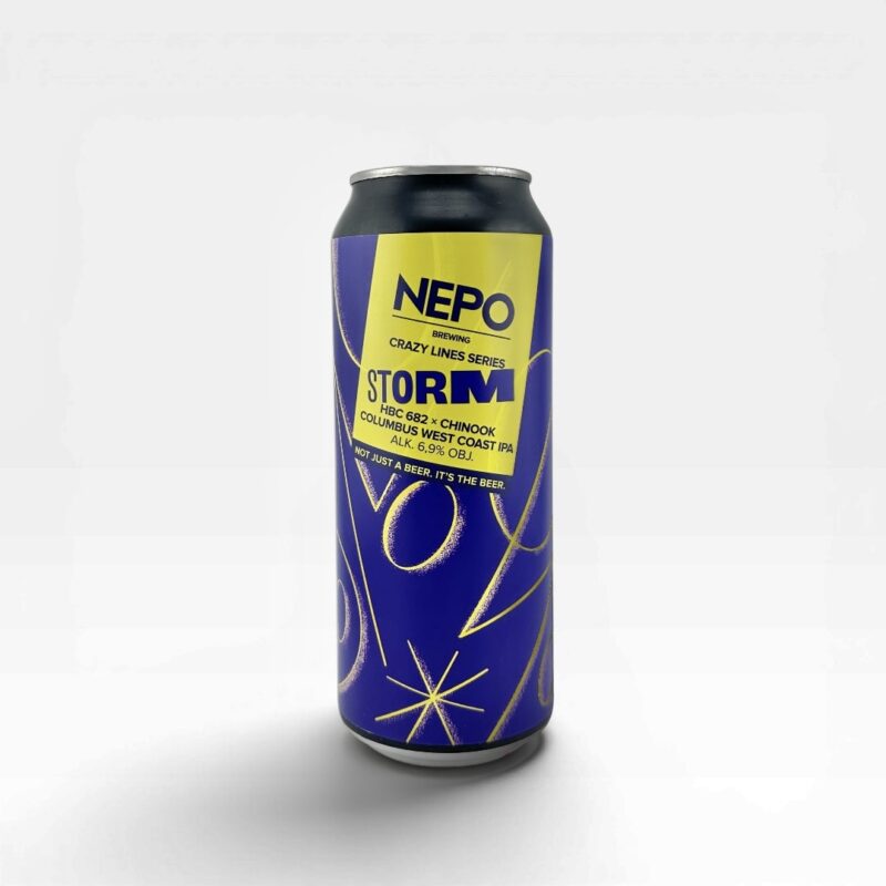 Nepomucen - Crazy Lines Series Storm West Coast IPA 500ml Puszka z Kaucją