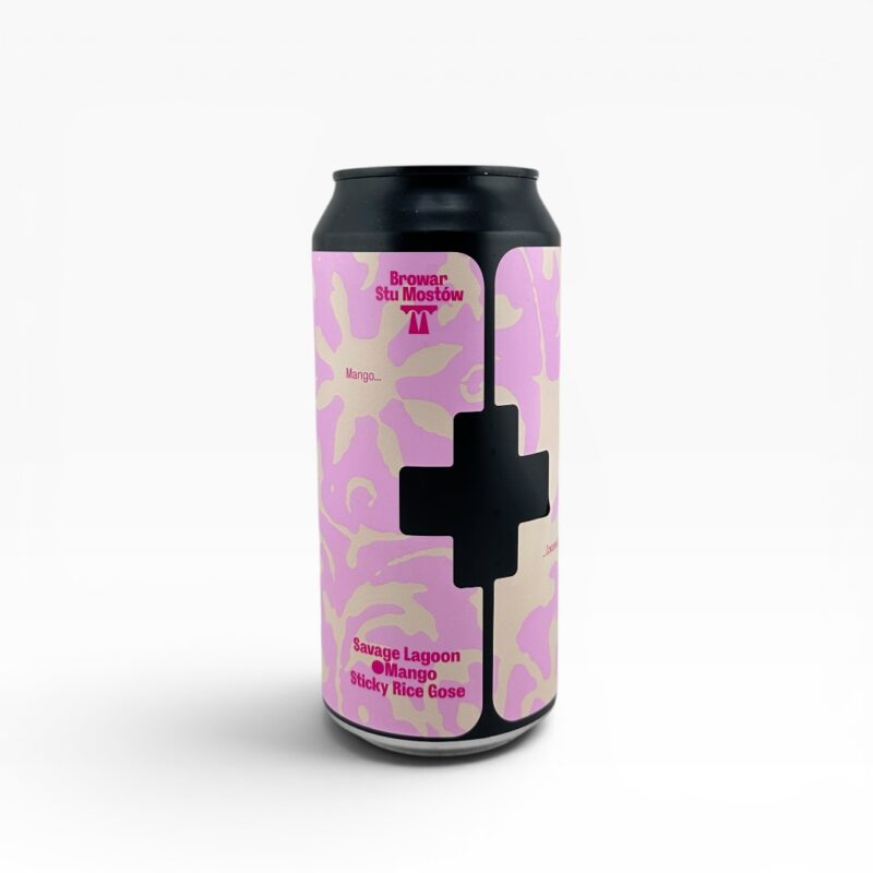Stu Mostów - Savage Lagoon Mango Sticky Rice Gose 440ml Puszka Bezzwrotna