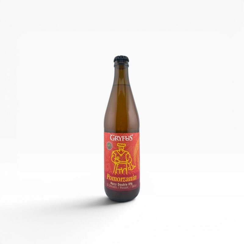Gryfus - Pomorzanin Hazy Double IPA 500ml Butelka Bezzwrotna