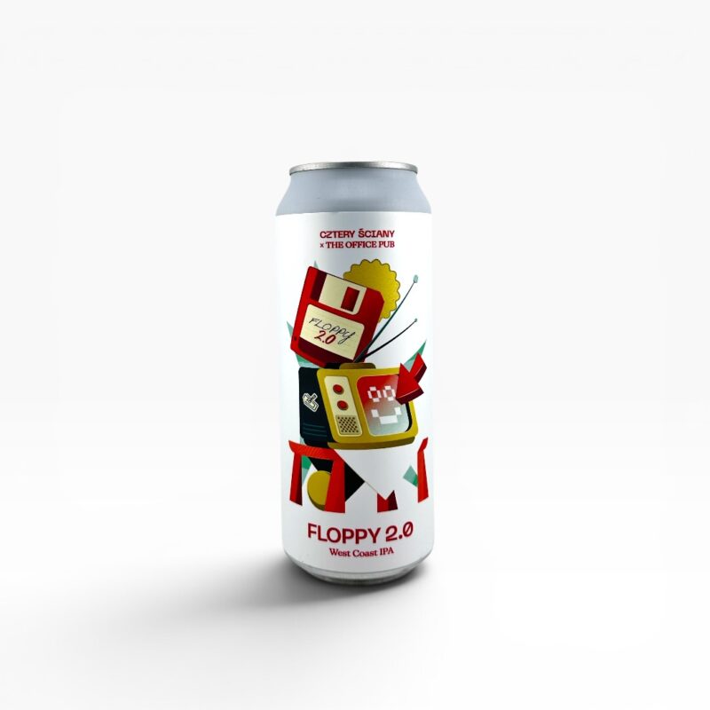 Cztery Ściany - Floppy 2.0 West Coast IPA 500ml Puszka z Kaucją