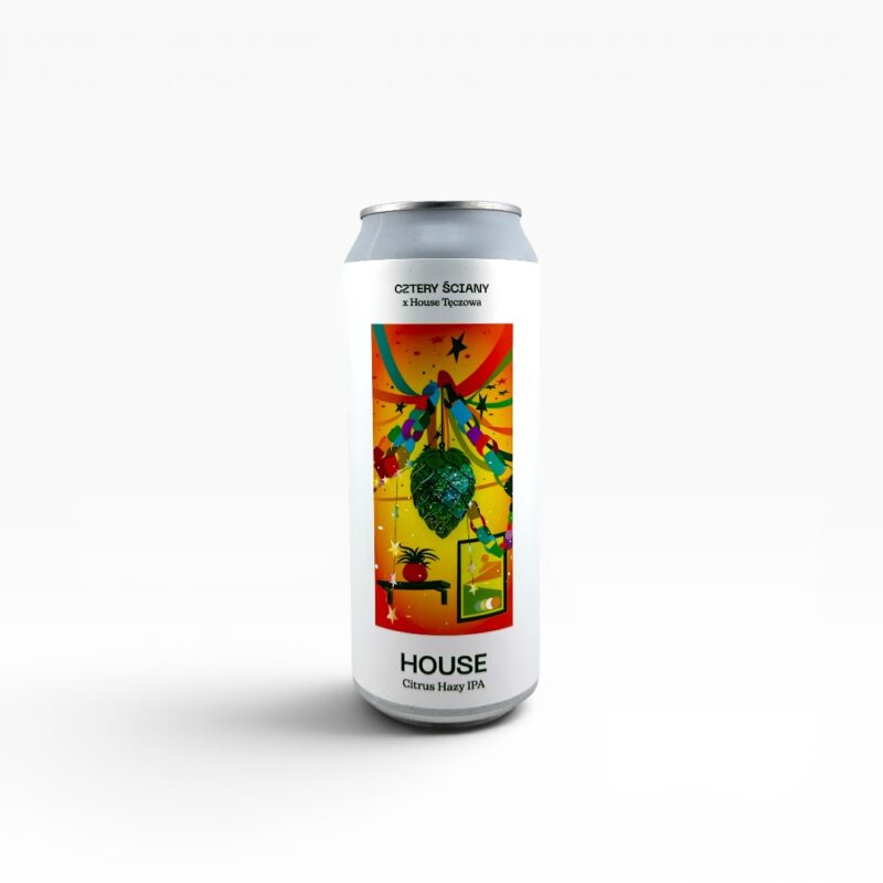 Cztery Ściany - House Hazy IPA 500ml Puszka z Kaucją