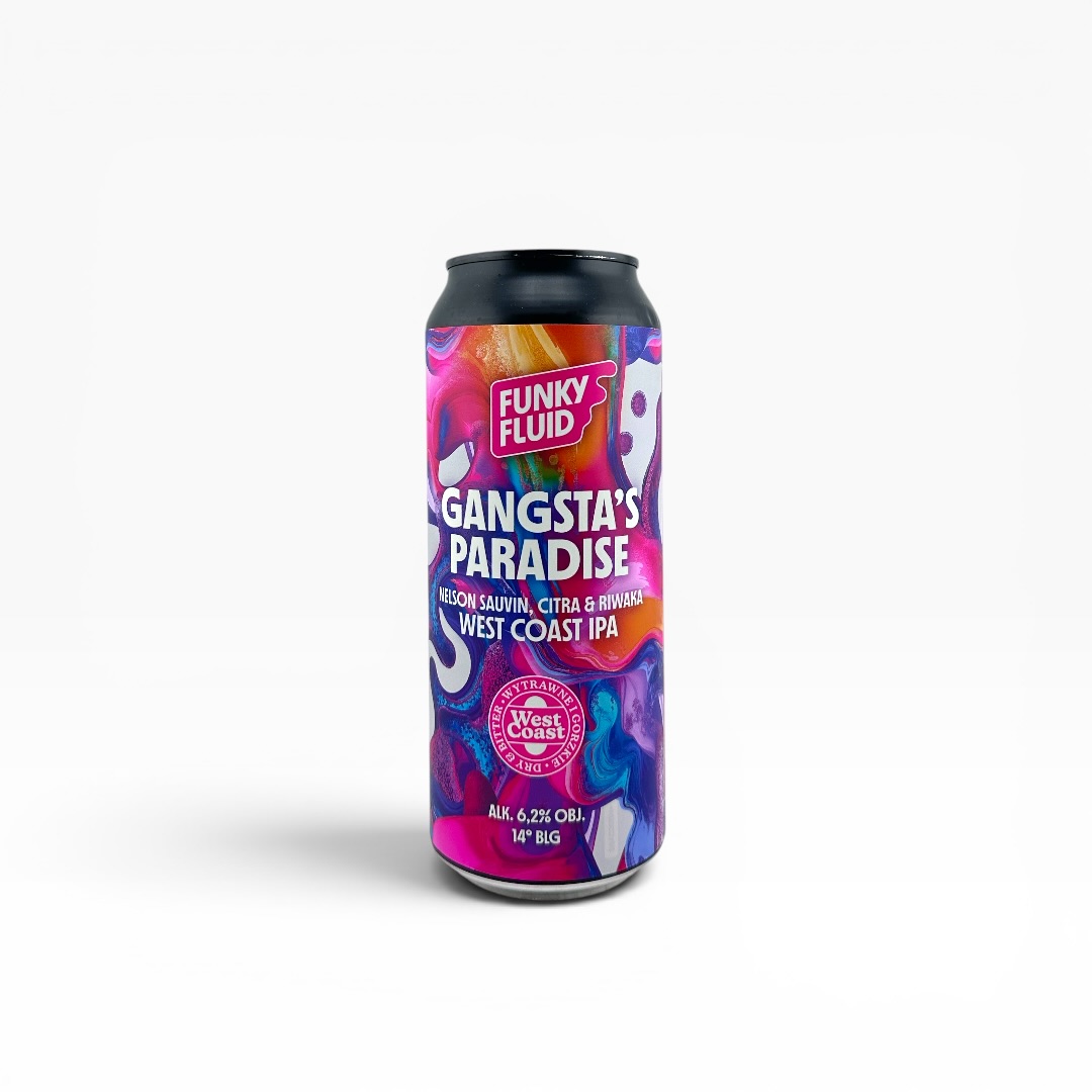 Funky Fluid Gangsta’s Paradise – West Coast IPA 500 ml