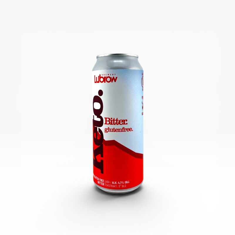 Lubrow - KETO Bitter 500ml Puszka z Kaucją