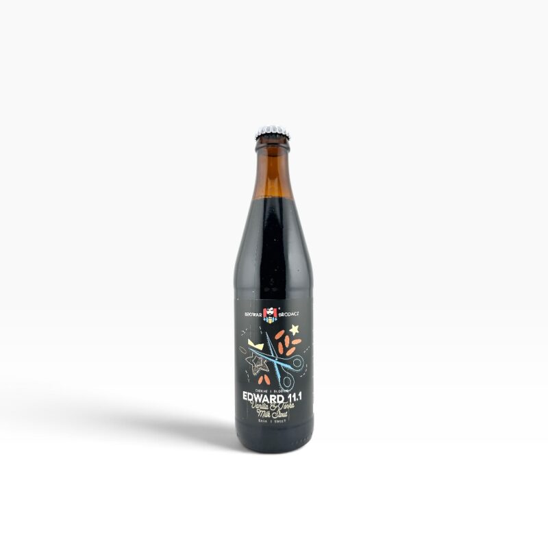 Brodacz - Edward 11.1 Vanilla & Tonka Stout 500ml Butelka Bezzwrotna