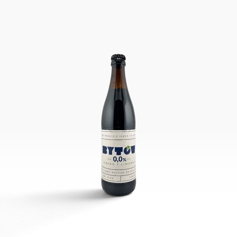 Bytów - Bez Alkoholu Ciemne z Jabłkiem i Limonką 500ml Butelka Bezzwrotna