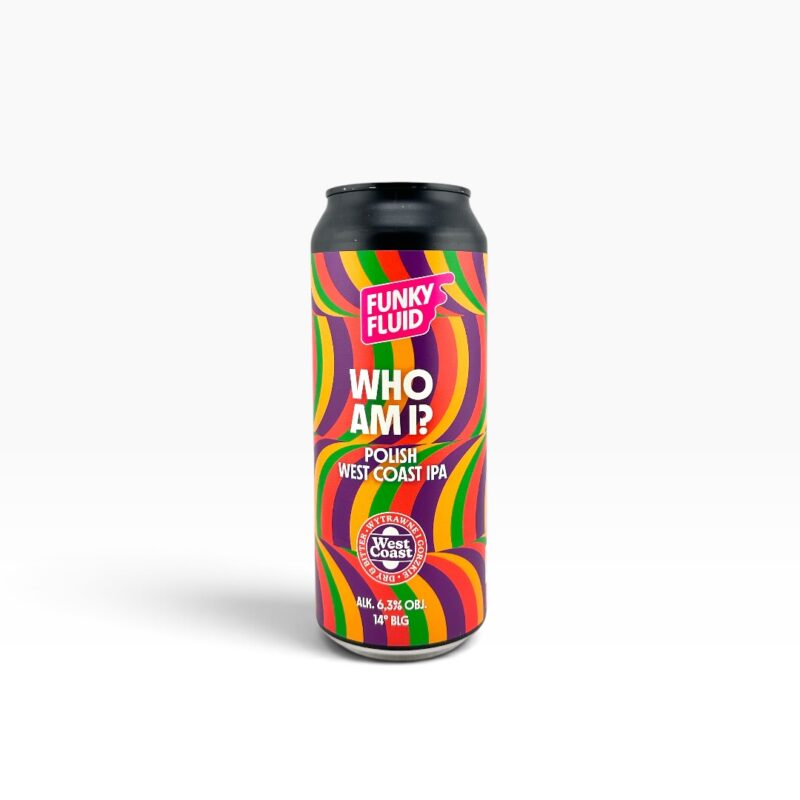 Funky Fluid - Who Am I? Polish West Coast IPA 500ml Puszka z Kaucją
