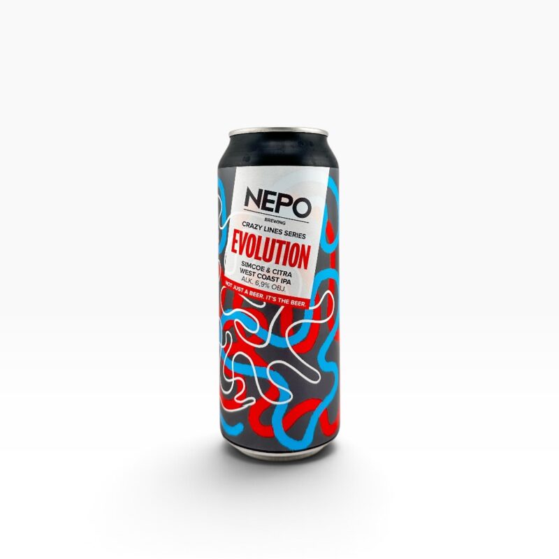 Nepomucen - Crazy Lines Series Evolution West Coast IPA 500ml Puszka z Kaucją