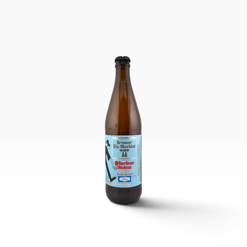 Stu Mostów - Non Alcoholic Berliner Weisse Peach and Apricot 500ml Butelka Bezzwrotna