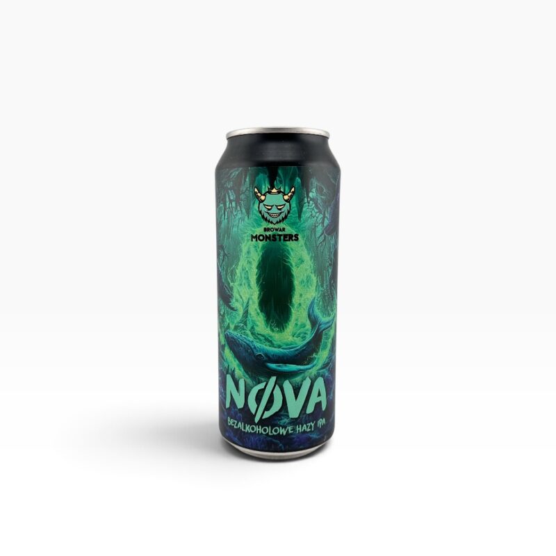 Monsters - Nova Bezalkoholowe Hazy IPA 500ml Puszka z Kaucją