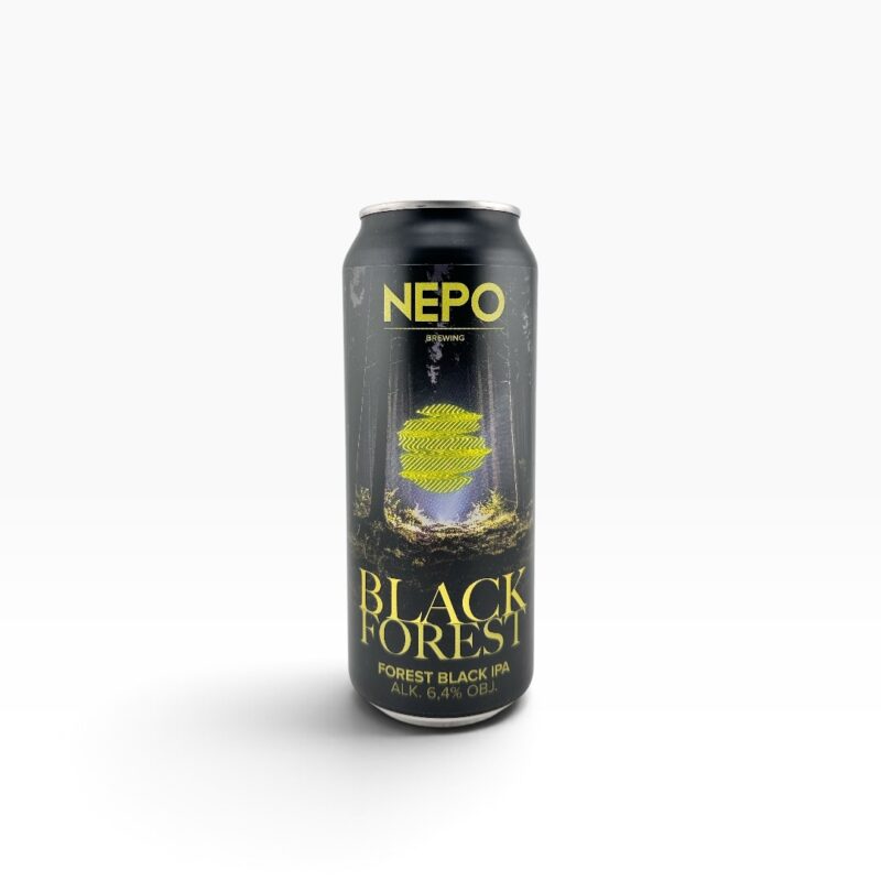 Nepomucen - Black Forest Forest Black IPA 500ml Puszka z Kaucją