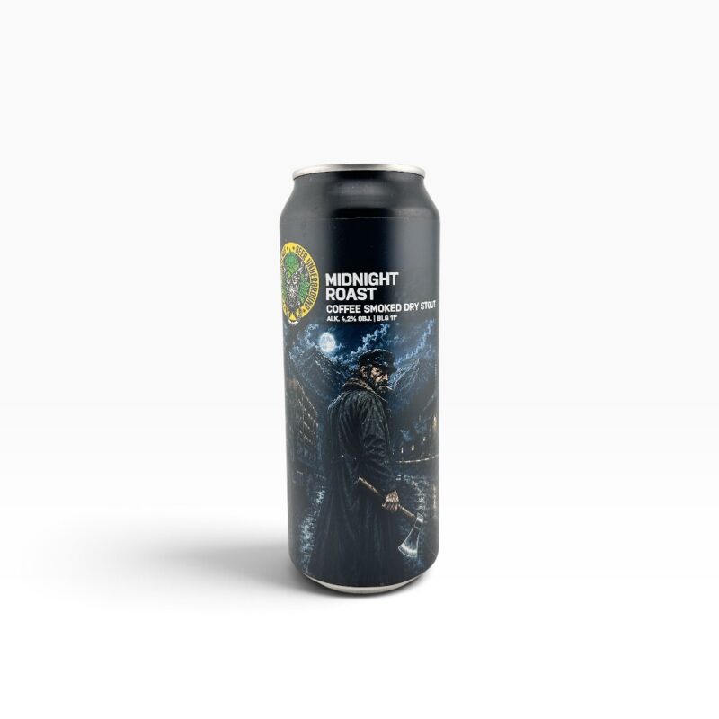 Piwne Podziemie - Midnight Roast Coffee Smoked Dry Stout 500ml Puszka z Kaucją