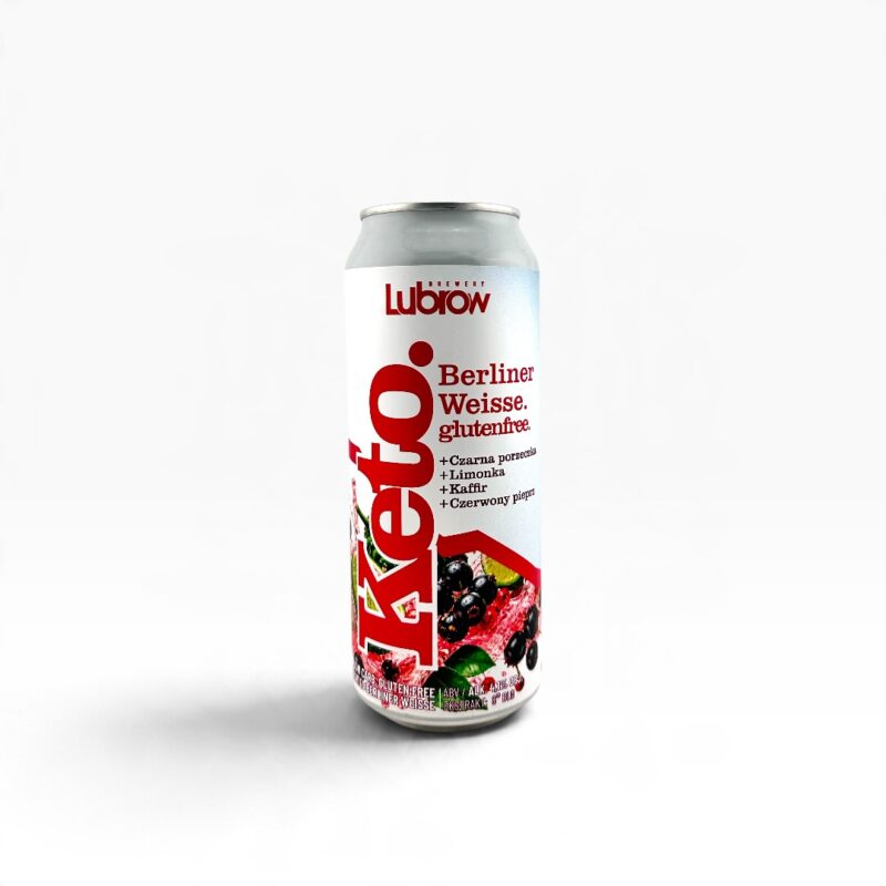 Lubrow - Keto Berliner Weisse Low Carb Gluten Free 500ml Puszka z Kaucją