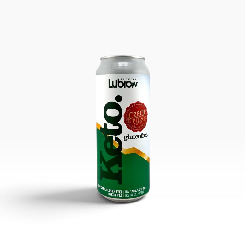 Lubrow - Keto Czech Pilsner Low Carb Gluten Free 500ml Puszka z Kaucją