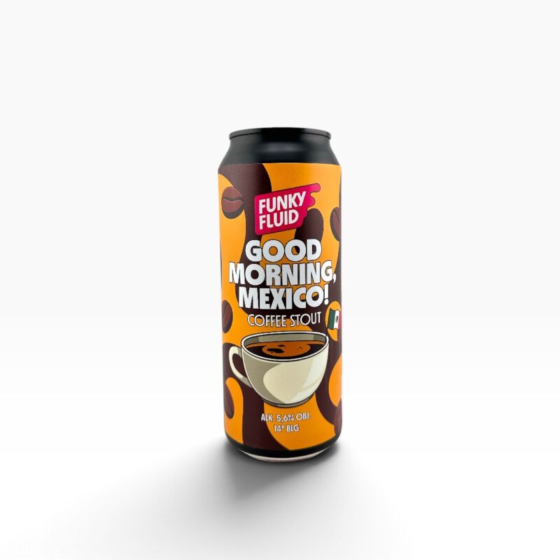 Funky Fluid - Good Morning: Mexico Coffee Stout 500ml Puszka z Kaucją
