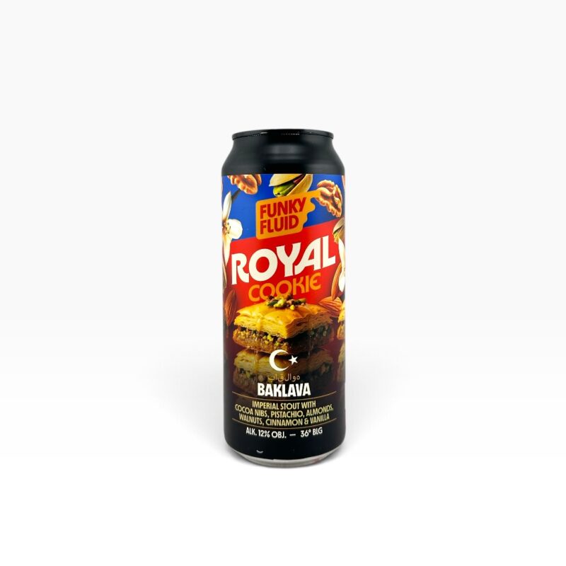 Funky Fluid - Royal Cookie Baklava Imperial Stout 500ml Puszka z Kaucją