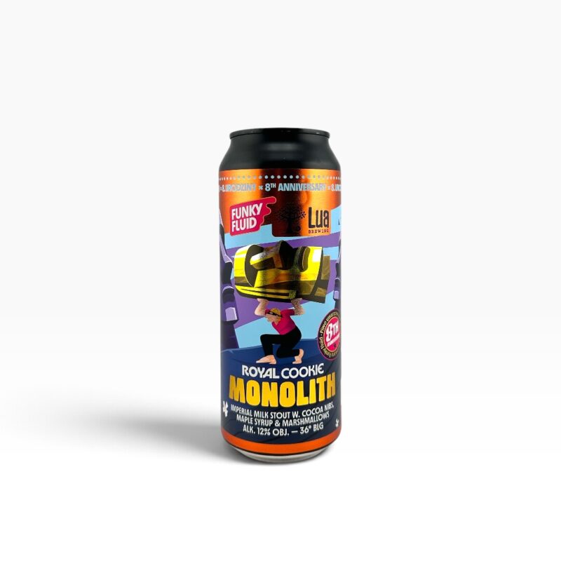 Funky Fluid - Royal Cookie Monolith Imperial Milk Stout 500ml Puszka z Kaucją