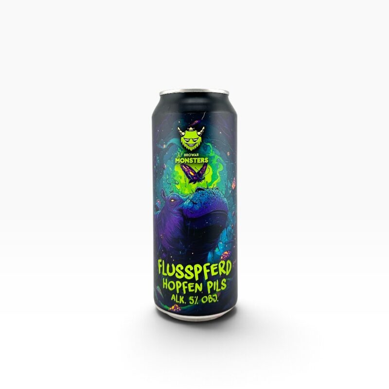 Monsters - Flusspferd Hopfen Pils 500ml Puszka z Kaucją