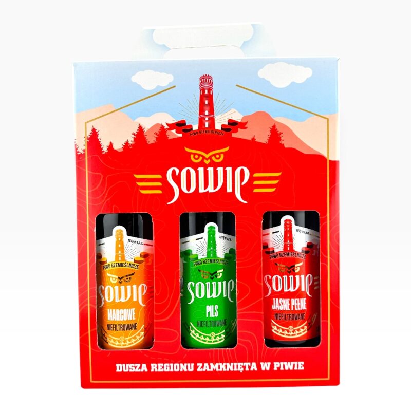 Wielka Sowa - Sowie Zestaw Klasyczny Zestaw Piw 3 x 500ml Butelka Bezzwrotna
