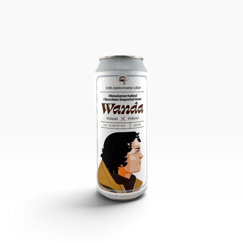 Ziemia Obiecana - 10th Anniversary: Wanda Himalayan Salted Chocolate Imperial Stout 500ml Puszka Bezzwrotna